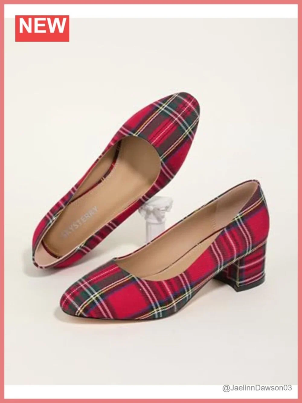 Women's Low Heel Dress Pumps 2 Inch Block Heel Round Toe